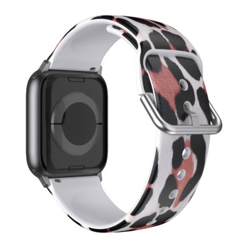 Силиконовый ремешок Breathable для Apple Watch 10 42mm/Series 8/7 41mm / 40mm / 38mm - Leopard Print