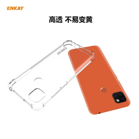 Противоударный чехол ENKAY Clear на Xiaomi Redmi 10A/9C - прозрачный