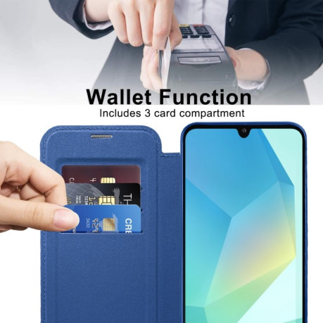 Чохол-книжка Shield MagSafe RFID Anti-theft Leather для Samsung Galaxy A16 5G - синій