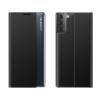 Чехол-книжка Clear View Standing Cover на Samsung Galaxy S21 FE - черный