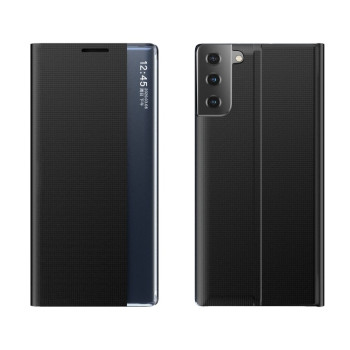 Чехол-книжка Clear View Standing Cover на Samsung Galaxy S21 - черный