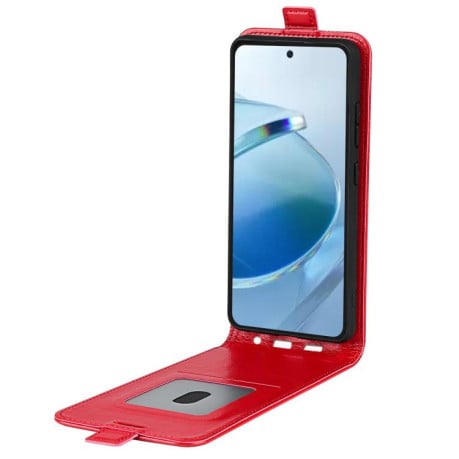 Флип-чехол R64 Texture Single на Xiaomi Redmi 15C 5G / 4G EU 173mm - красный