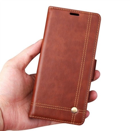 Кожаный Чехол Книжка Retro Texture Wallet Brown для Samsung Galaxy Note 8 со слотом для кредитных карт