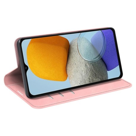 Чехол-книжка Retro Skin Feel Business Magnetic на Samsung Galaxy M23 5G - розовый