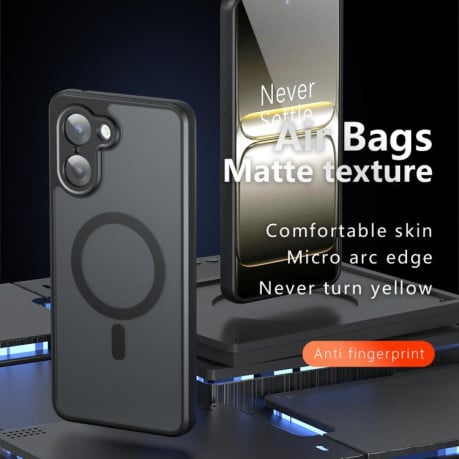 Чехол Armor MagSafe гибрид на OnePlus Ace 5 Racing / Nord CE5 - черный