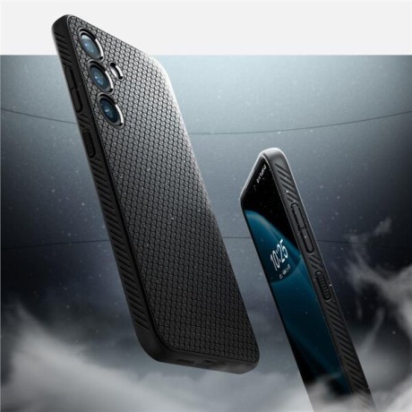 Оригинальный чехол Spigen Liquid Air для Samsung Galaxy S24 - Matte Black