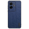 Чохол Tree Bark Leather Shockproof для Realme GT 6 - синій
