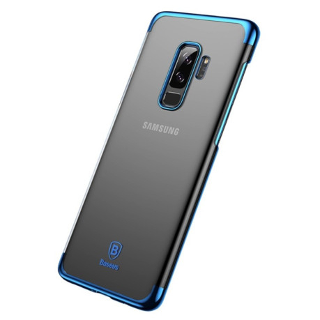 Чохол Baseus Samsung Galaxy S9+/Plus Fashion Glitter Electroplating Frame - синій