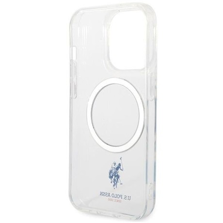 Чехол US Polo USHMP15LUCIT MagSafe Collection для  iPhone 15 - transparent