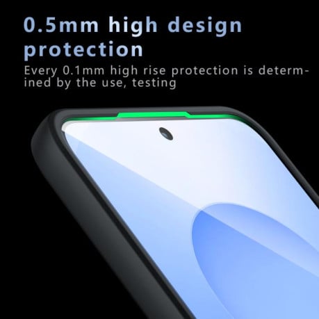Противоударный чехол Armor Precise Hole гибрид твердого и мягкого материала на Samsung Galaxy S25 FE 5G - черный