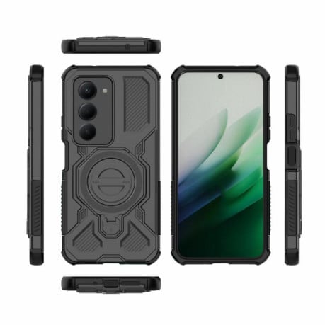 Противоударный чехол J-20 Solid Color MagSafe Magnetic на Xiaomi Redmi 15 5G Global / 15 4G SEA - черный