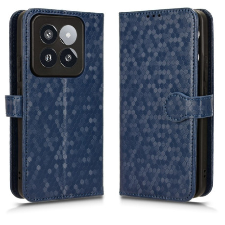 Чохол-книжка Honeycomb Dot для Xiaomi 14 Pro - синій
