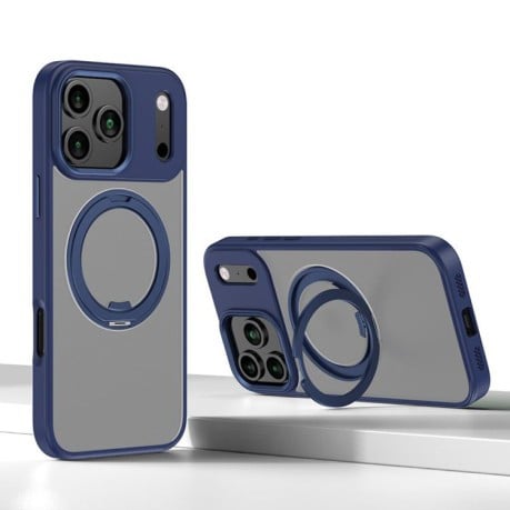 Чохол Kalebol з підставкою Rotating Magnetic та MagSafe на iPhone 17 Pro Max - синій