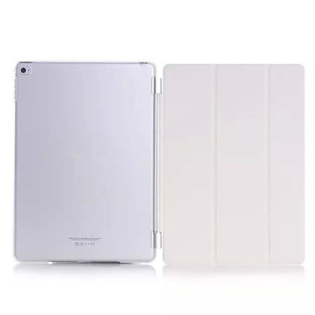 2 в 1 Чехол Smart Cover Sleep / Wake-up + Накладка на заднюю панель для на iPad Air 2-белый