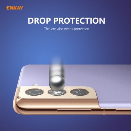 Защитное стекло на камеру ENKAY 0.2mm 9H 2.15D для Samsung Galaxy S21