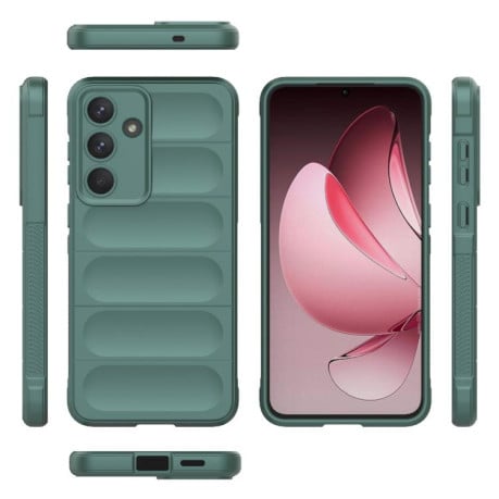 Силіконовий чохол Magic Flannel на Samsung Galaxy S25 FE 5G - зелений