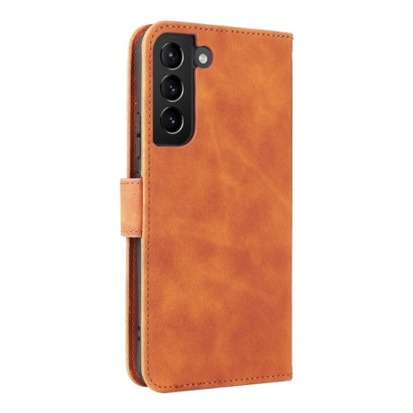 Чохол-книжка Buckle Calf Texture для Samsung Galaxy S22 Plus 5G - коричневий