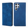 Чехол-книжка Retro-skin Business Magnetic на Samaung Galaxy S22 Ultra 5G - синий
