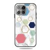 Противоударный чехол Frosted Fashion Marble для iPhone 13 Pro - More Six-sided Rows