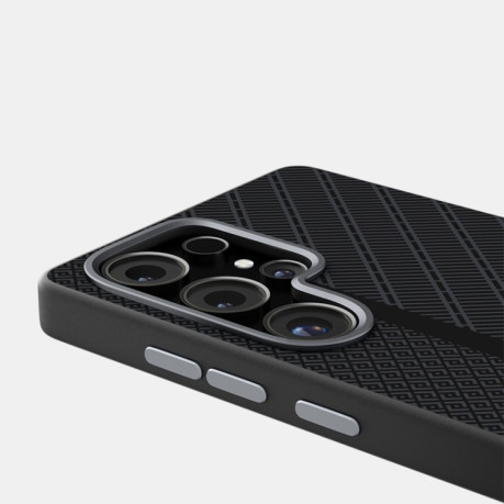 Ультратонкий чохол ABEEL 6D Micro Relief MagSafe Magnetic  для Samsung Galaxy S25 Ultra 5G - чорний