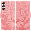 Чехол-книжка Tiger Embossing для Samsung Galaxy A05s - розовый