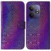 Чохол-книжка Solid Color Colorful на Realme GT 6/GT 6T/GT Neo6 - фіолетовий