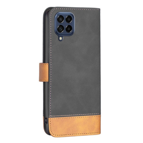 Чехол-книжка COLOR MATCHING SKIN FEEL для Samsung Galaxy M53 5G - черный