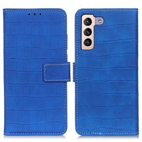 Чехол-книжка Magnetic Crocodile Texture на Samsung Galaxy S23+ 5G - синий