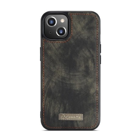 Чехол-кошелек CaseMe 008 Series Zipper Style на iPhone 14/13 - черный
