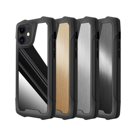 Противоударный чехол Stainless Armor для iPhone 11- зеркально-черный