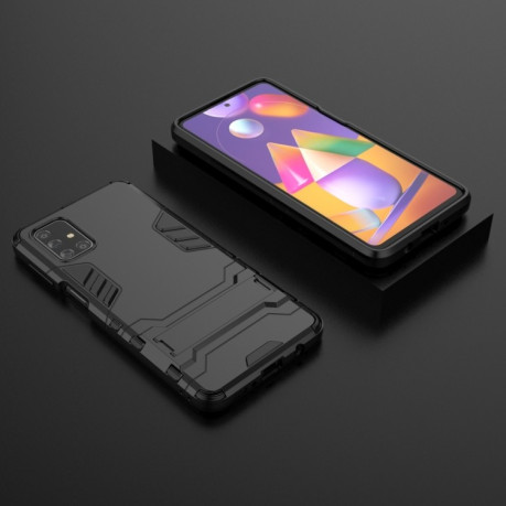 Протиударний чохол Invisible Holder Samsung Galaxy M31s - чорний