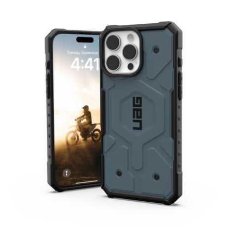 Оригинальный чехол UAG Pathfinder Magsafe для iPhone 16 Pro Max - Blue