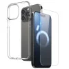 Комплект чехла с защитным стеклом NORTHJO для iPhone 16 PRO - прозрачное