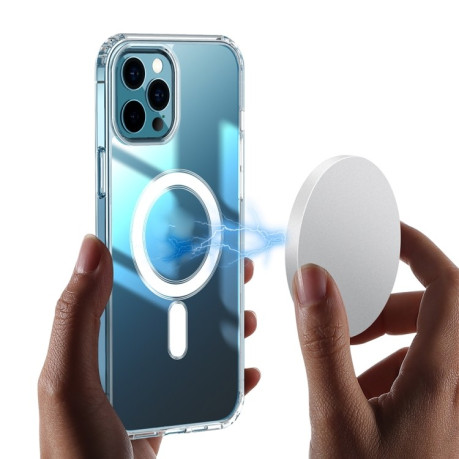 Чехол Clear Acrylic Magsafe на iPhone 15 Plus - прозрачный