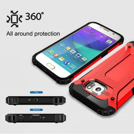 Противоударный Чехол Rugged Armor Red для Samsung Galaxy S6 / G920