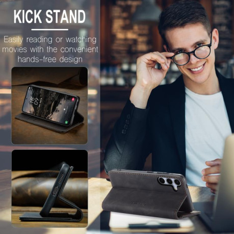 Чехол-книжка CaseMe-013 Multifunctional на  Samsung Galaxy S25 5G - черный