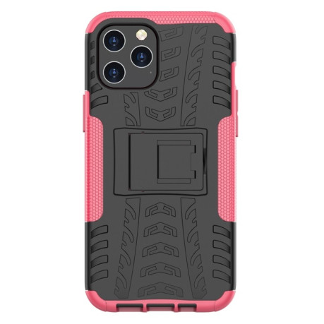 Противоударный чехол Tire Texture на iPhone 12 Pro Max - пурпурно-красный