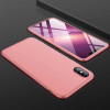 3D чохол GKK на iPhone X/XS-рожеве золото