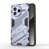 Протиударний чохол Punk Armor з підставкою для Xiaomi Redmi K80 / Poco F7 Pro — сірий
