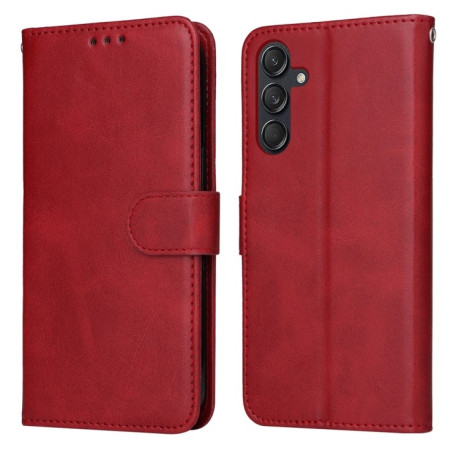 Чехол-книжка Stitching Calf Texture для Samsung Galaxy M55 5G - красный