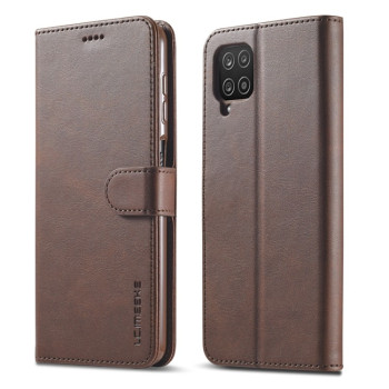 Чехол книжка LC.IMEEKE Calf Texture на Samsung Galaxy M53 5G - кофейный