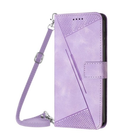 Чехол-книжка Dream Triangle Leather на Samsung Galaxy S24 Ultra - фиолетовый