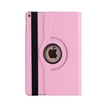 Кожаный Чехол 360 Degree Litchi Texture на iPad Mini 5 (2019/ Mini 4) -розовый