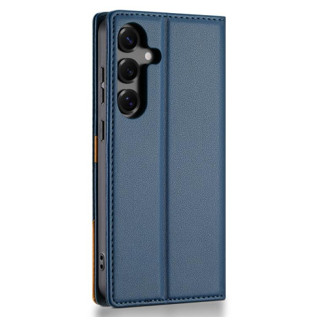 Чохол-книжка N.BEKUS P3 RFID Stitching з кишенькою на карток на Samsung Galaxy S25 FE 5G - синій