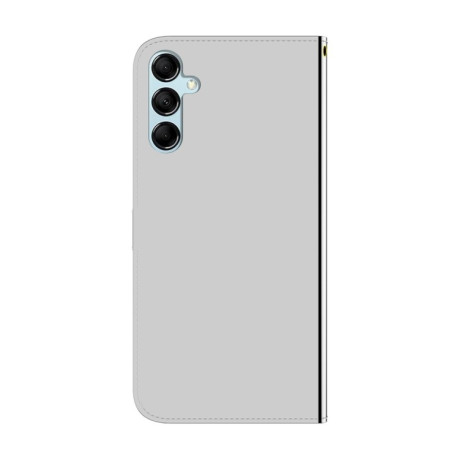 Чохол-книжка Lmitated Mirror для Samsung Galaxy M14 5G - сріблястий