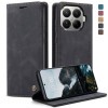 Чохол-книжка CaseMe-013 багатофункціональний з кишенькою на карт на Xiaomi 17T 5G — чорний