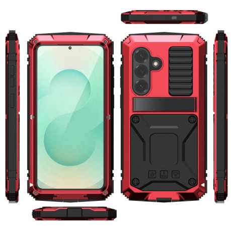 Противоударный чехол R-JUST Life Waterproof на Samsung Galaxy S26+ 5G — красный