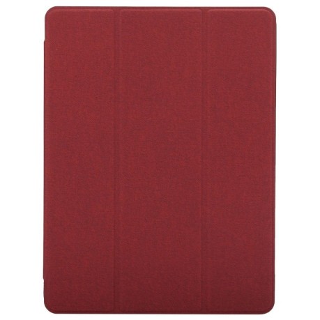 Противоударный чехол Cloth Texture Pattern на iPad Pro 10.5/ Air 2019-красный
