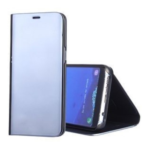 Чохол-книжка Clear View на Samsung Galaxy S8+/G955 Electroplating Mirror-чорний