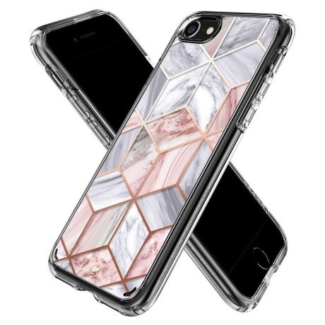 Оригинальный чехол Spigen Ciel для IPhone 7/8/SE 3/2 2022/2020 Pink Marble